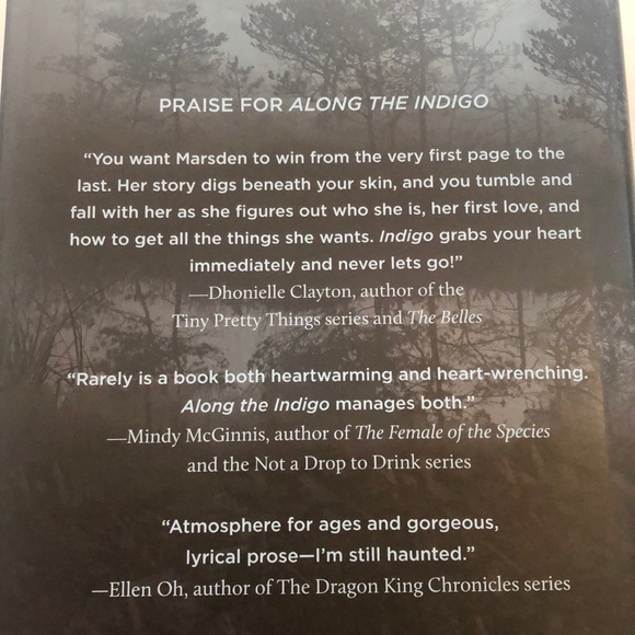 Along The Indigo by Elsie Chapman Hardcover Book - Picture 3 of 11